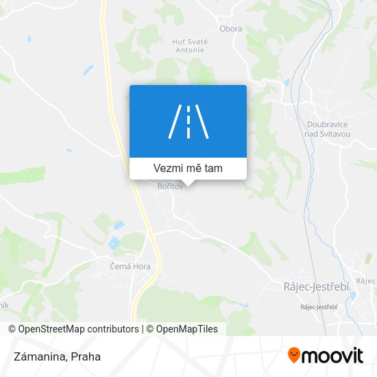 Zámanina mapa