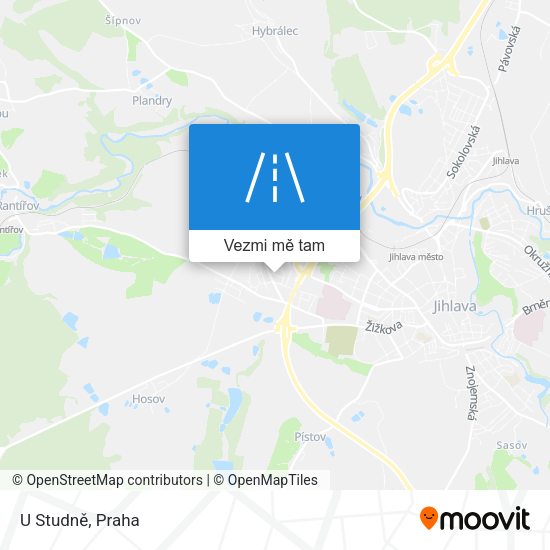 U Studně mapa