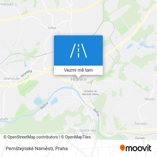 Pernštejnské Náměstí mapa