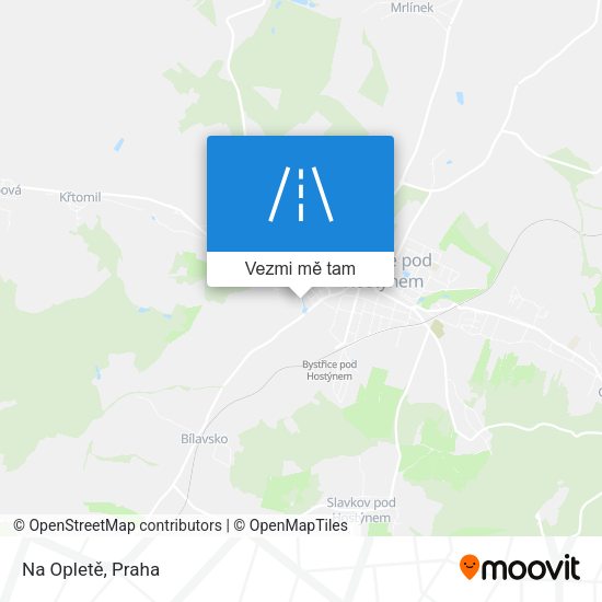 Na Opletě mapa
