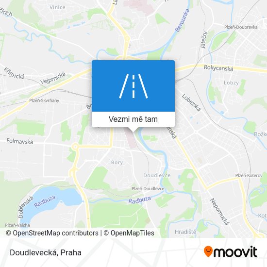 Doudlevecká mapa