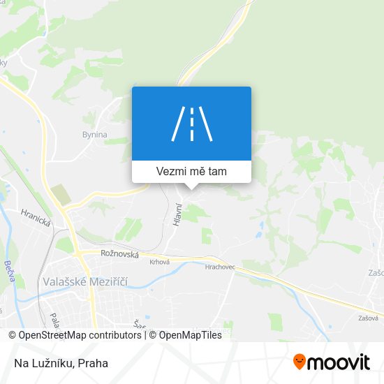 Na Lužníku mapa