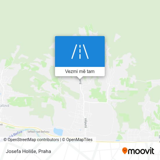 Josefa Holiše mapa