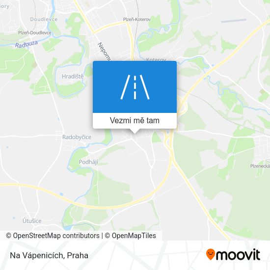Na Vápenicích mapa
