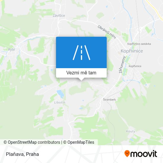 Plaňava mapa