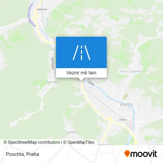 Poschla mapa