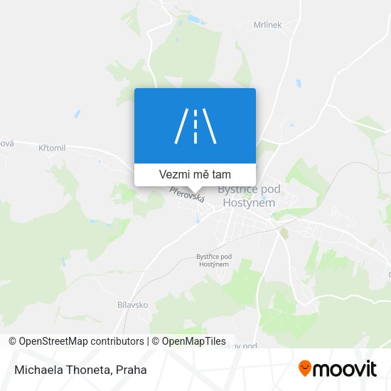 Michaela Thoneta mapa