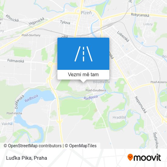 Luďka Pika mapa