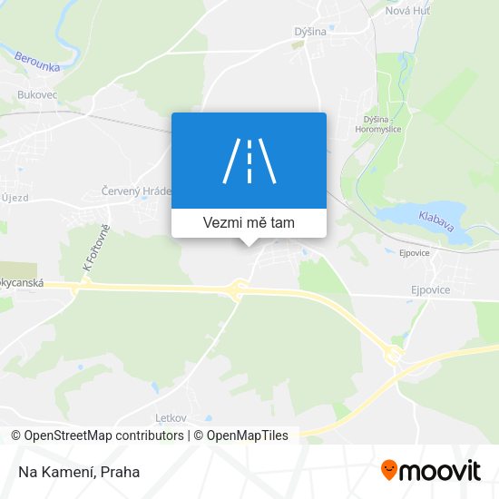 Na Kamení mapa