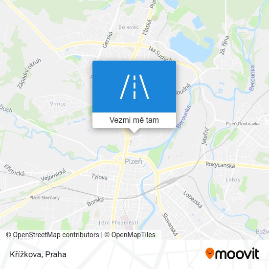 Křížkova mapa