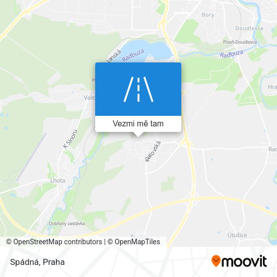 Spádná mapa