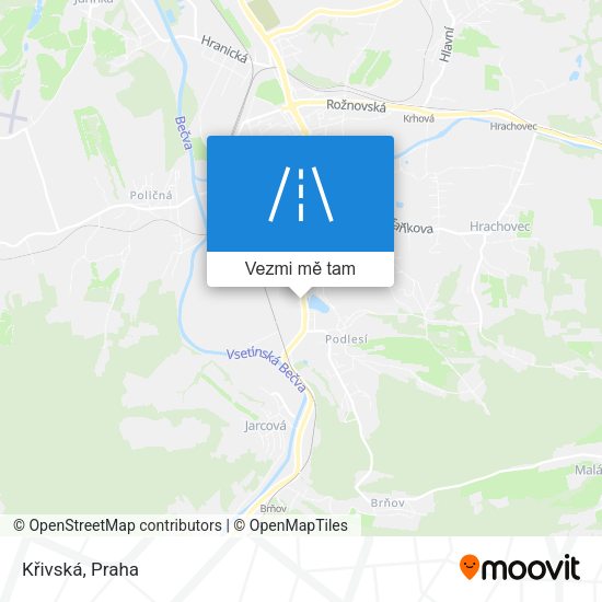 Křivská mapa