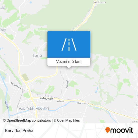 Barvířka mapa