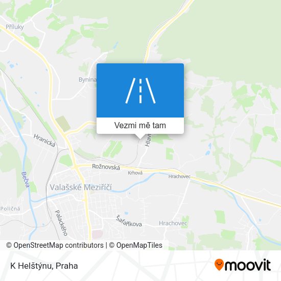 K Helštýnu mapa