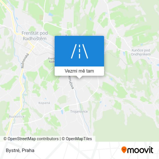 Bystré mapa
