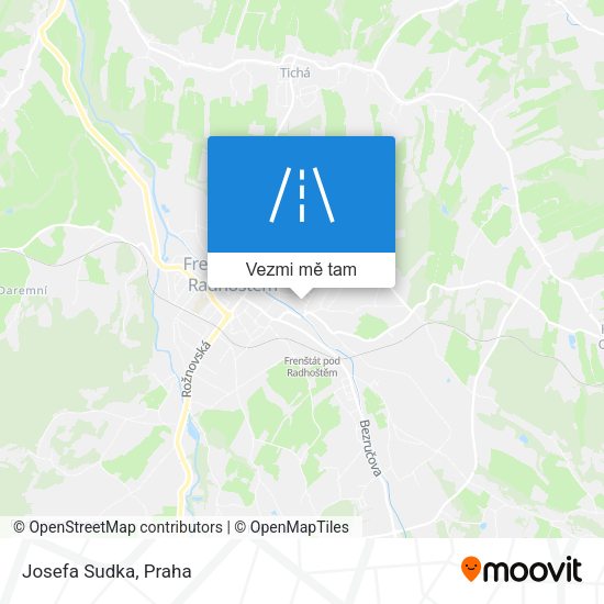 Josefa Sudka mapa