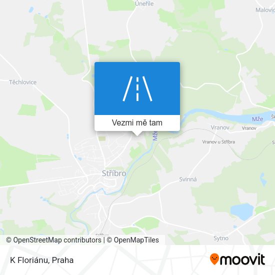 K Floriánu mapa