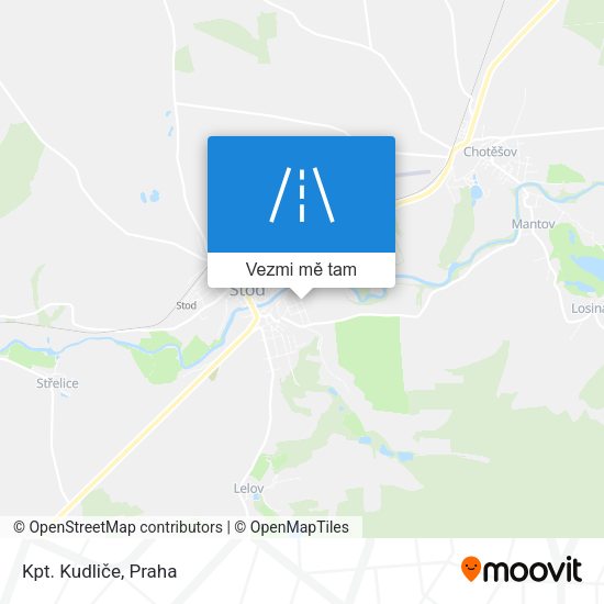 Kpt. Kudliče mapa