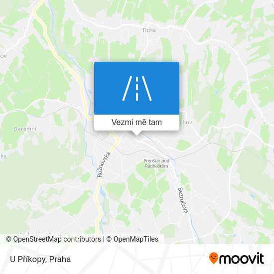 U Příkopy mapa