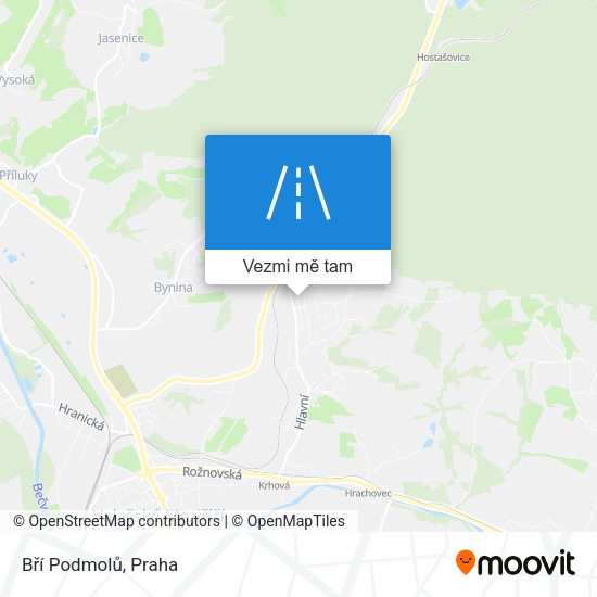 Bří Podmolů mapa
