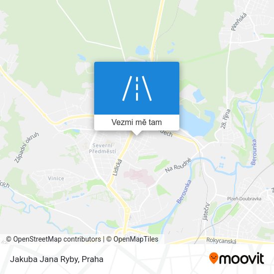 Jakuba Jana Ryby mapa