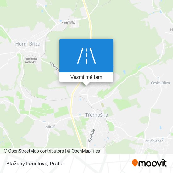 Blaženy Fenclové mapa