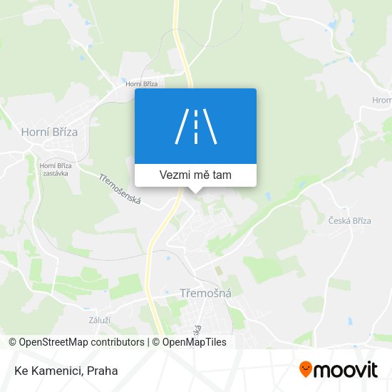Ke Kamenici mapa