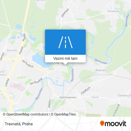 Travnatá mapa