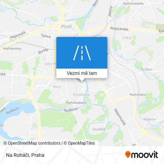 Na Roháči mapa