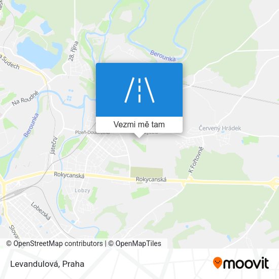 Levandulová mapa