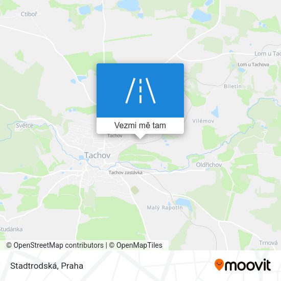 Stadtrodská mapa