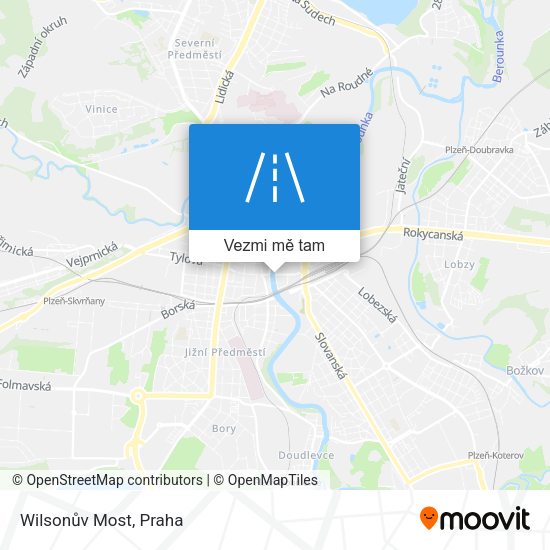 Wilsonův Most mapa