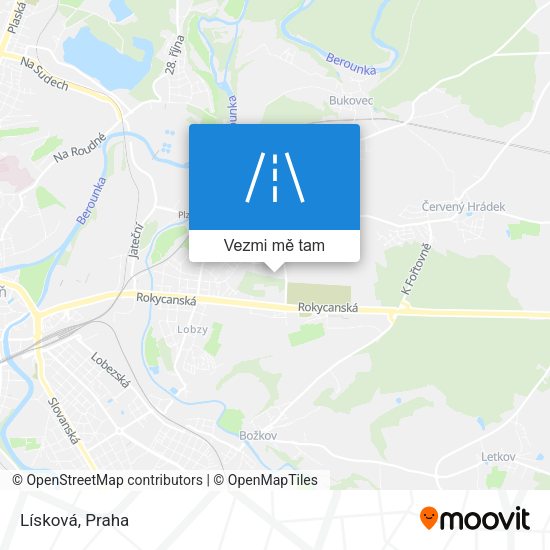 Lísková mapa