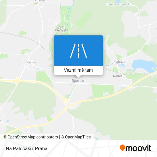 Na Palečáku mapa