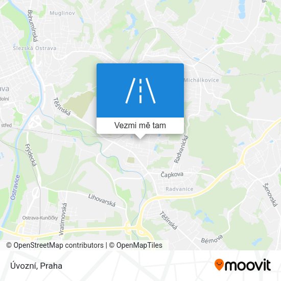 Úvozní mapa