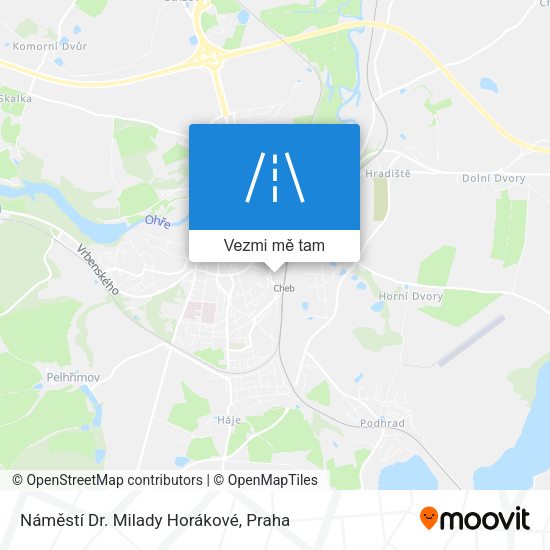 Náměstí Dr. Milady Horákové mapa