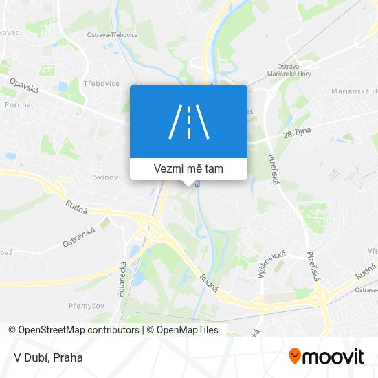 V Dubí mapa
