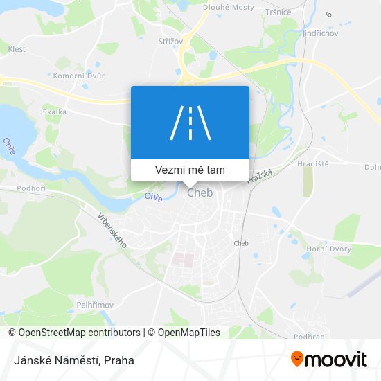 Jánské Náměstí mapa