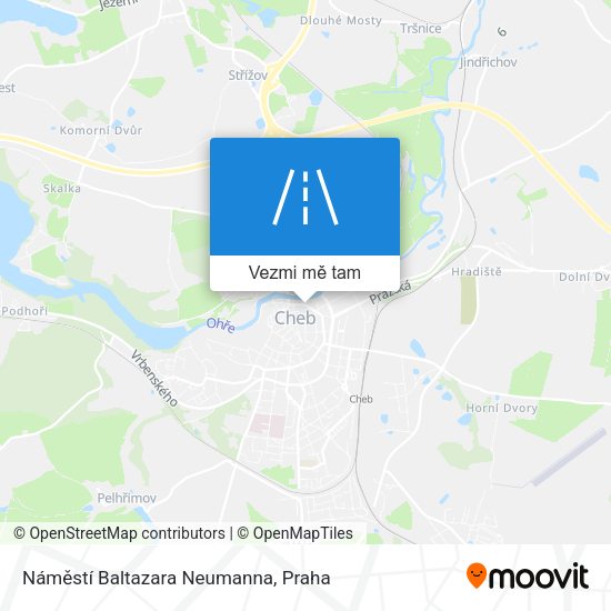 Náměstí Baltazara Neumanna mapa