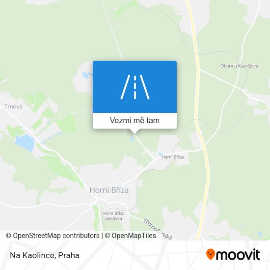 Na Kaolince mapa