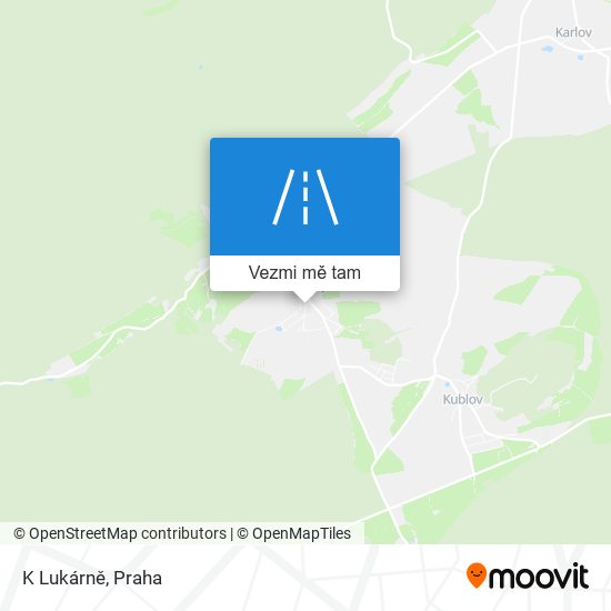 K Lukárně mapa