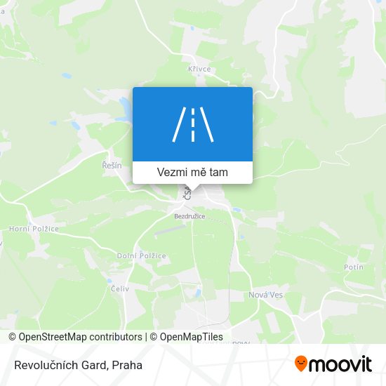 Revolučních Gard mapa