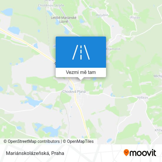 Mariánskolázeňská mapa