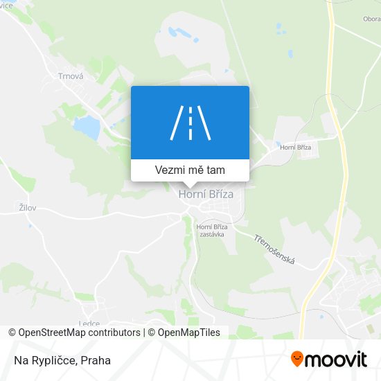 Na Rypličce mapa