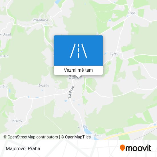 Majerové mapa