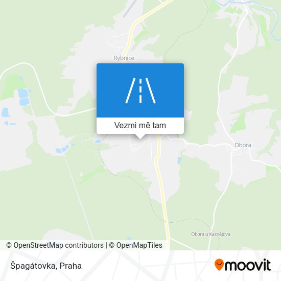 Špagátovka mapa