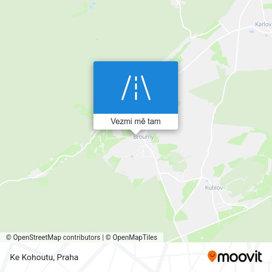 Ke Kohoutu mapa