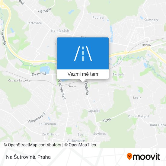 Na Šutrovině mapa