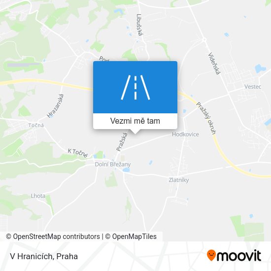 V Hranicích mapa