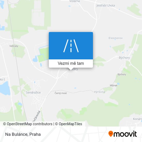 Na Bulánce mapa